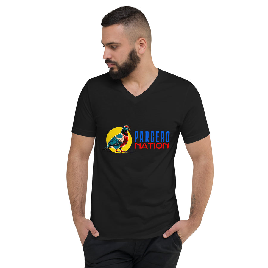 Parcero Nation Unisex Short Sleeve V-Neck T-Shirt