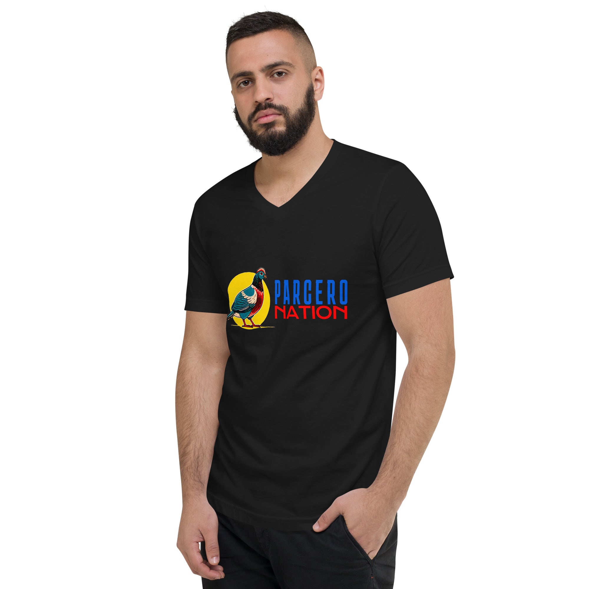 Parcero Nation Unisex Short Sleeve V-Neck T-Shirt