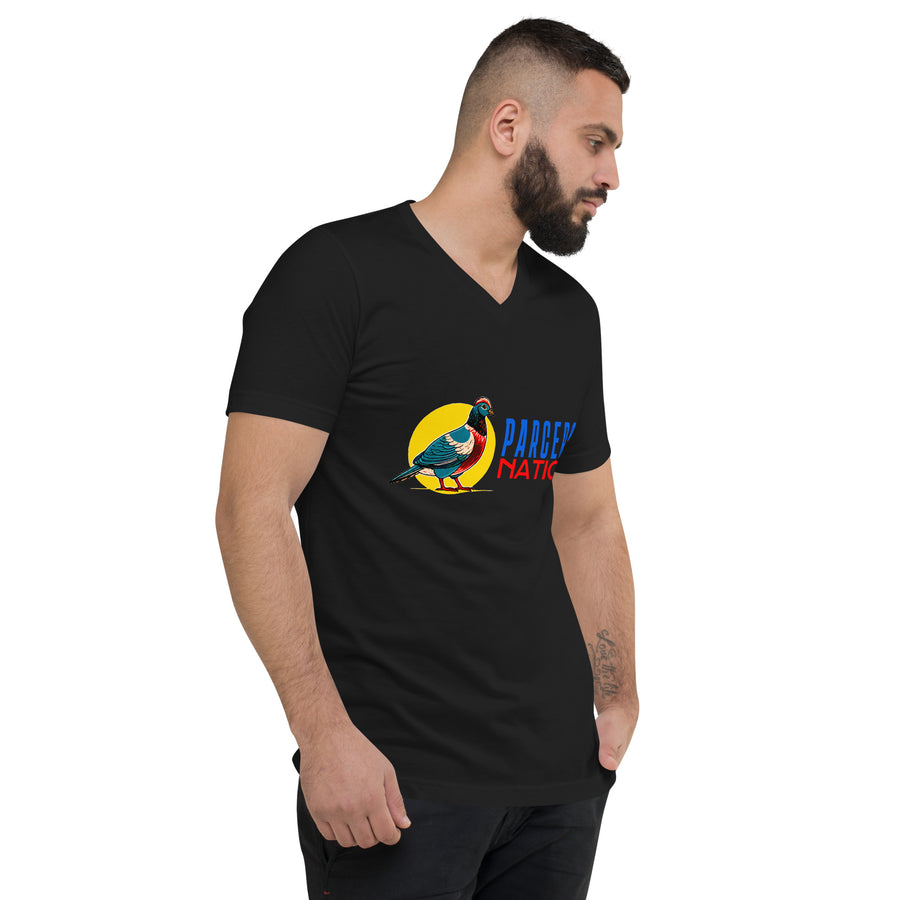 Parcero Nation Unisex Short Sleeve V-Neck T-Shirt