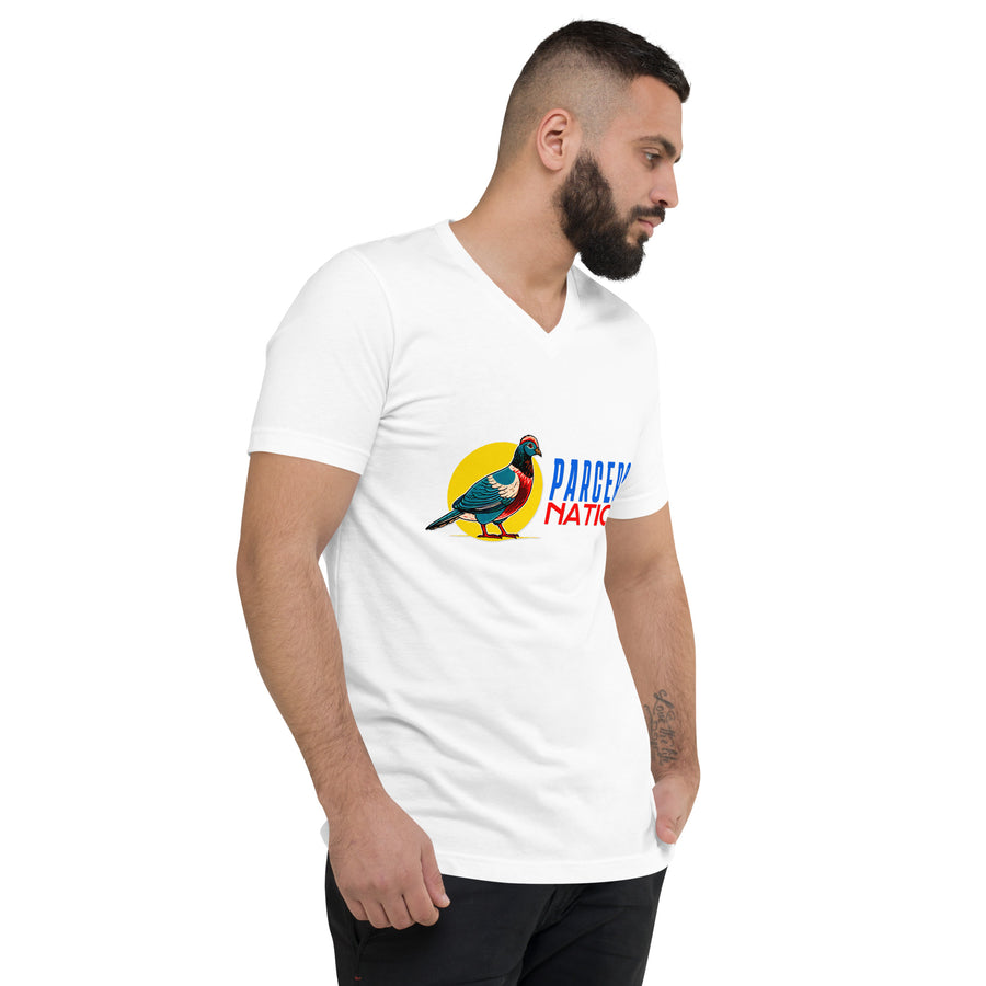 Parcero Nation Unisex Short Sleeve V-Neck T-Shirt